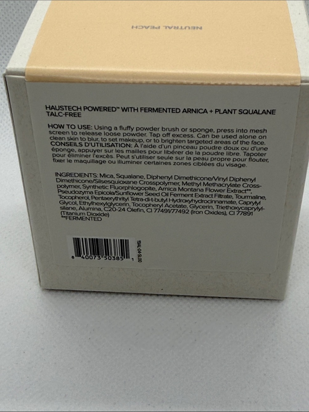 HAUS LABS Bio-Blurring Loose Setting Powder - Neutral Peach - Picture 5 of 5